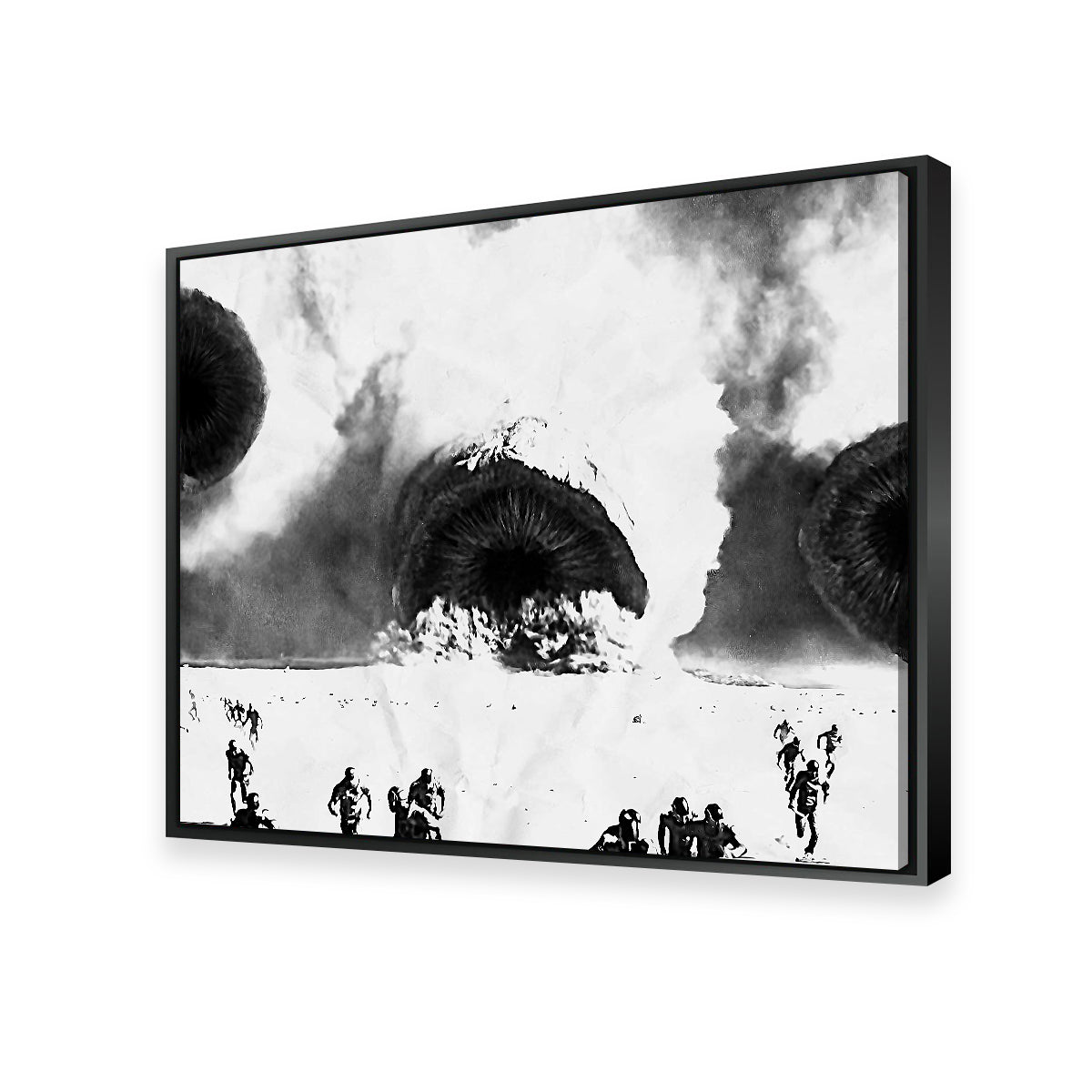 Sandworms - Dune Grayscale Wall Art