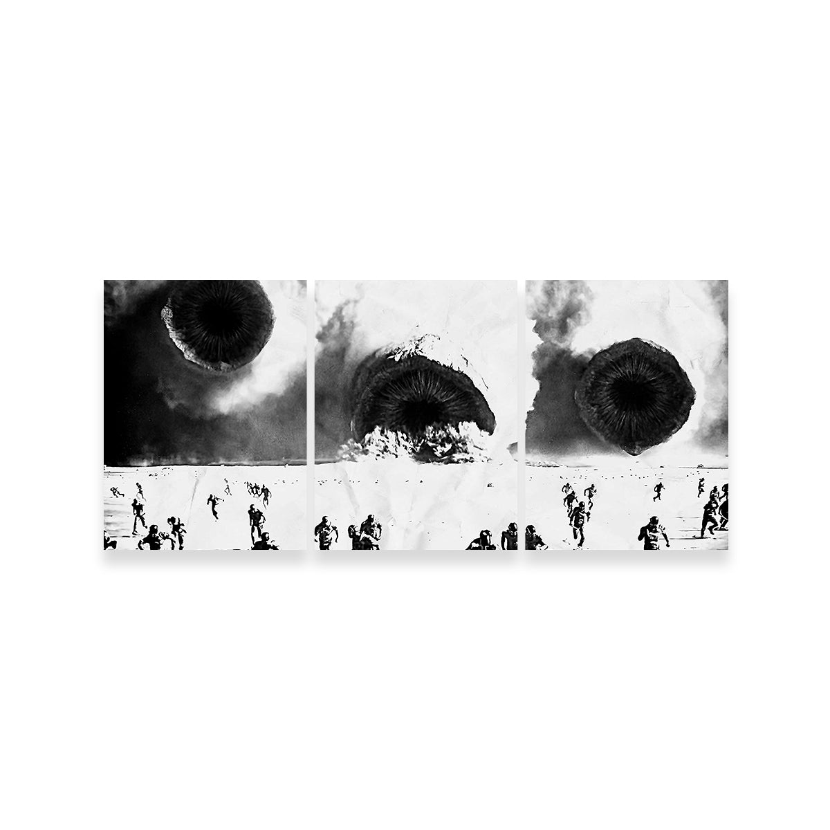 Sandworms - Dune Grayscale Wall Art