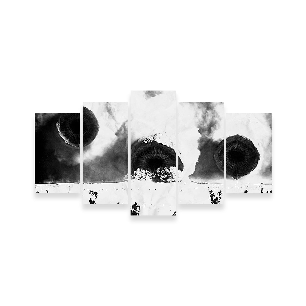 Sandworms - Dune Grayscale Wall Art