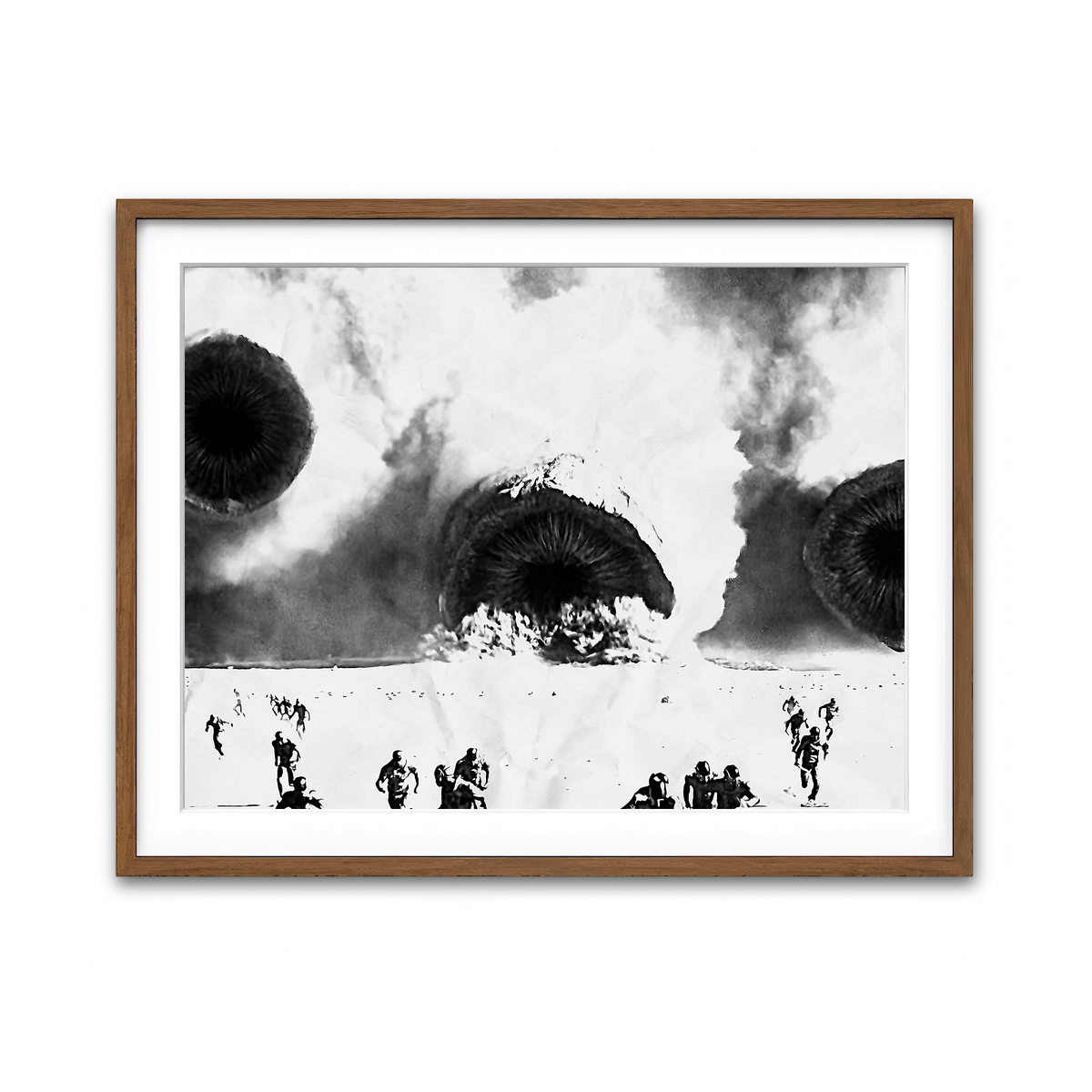 Framed Print 4x3 Walnut