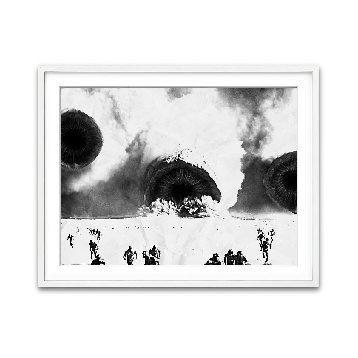 Framed Print 4x3 White