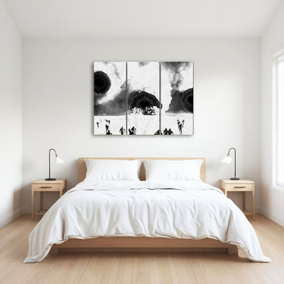 AUTO-MOCKUP ROOM | Sandworms - Dune Grayscale