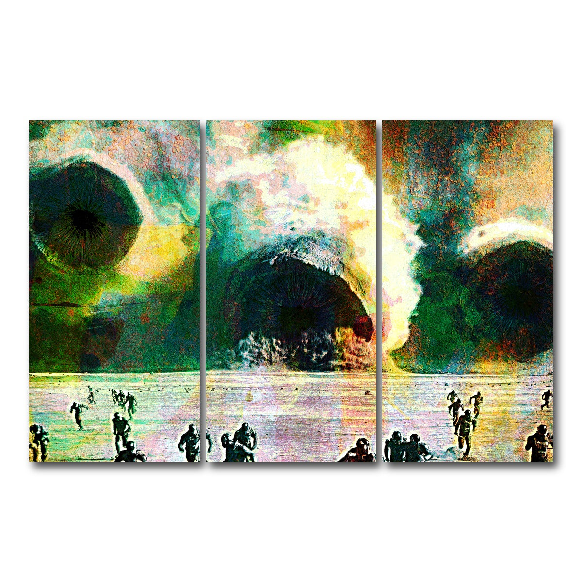 AUTO-MOCKUP WHITE | Sandworms - Dune | 3 Piece | Gallery Wrap Canvas | group=12x24