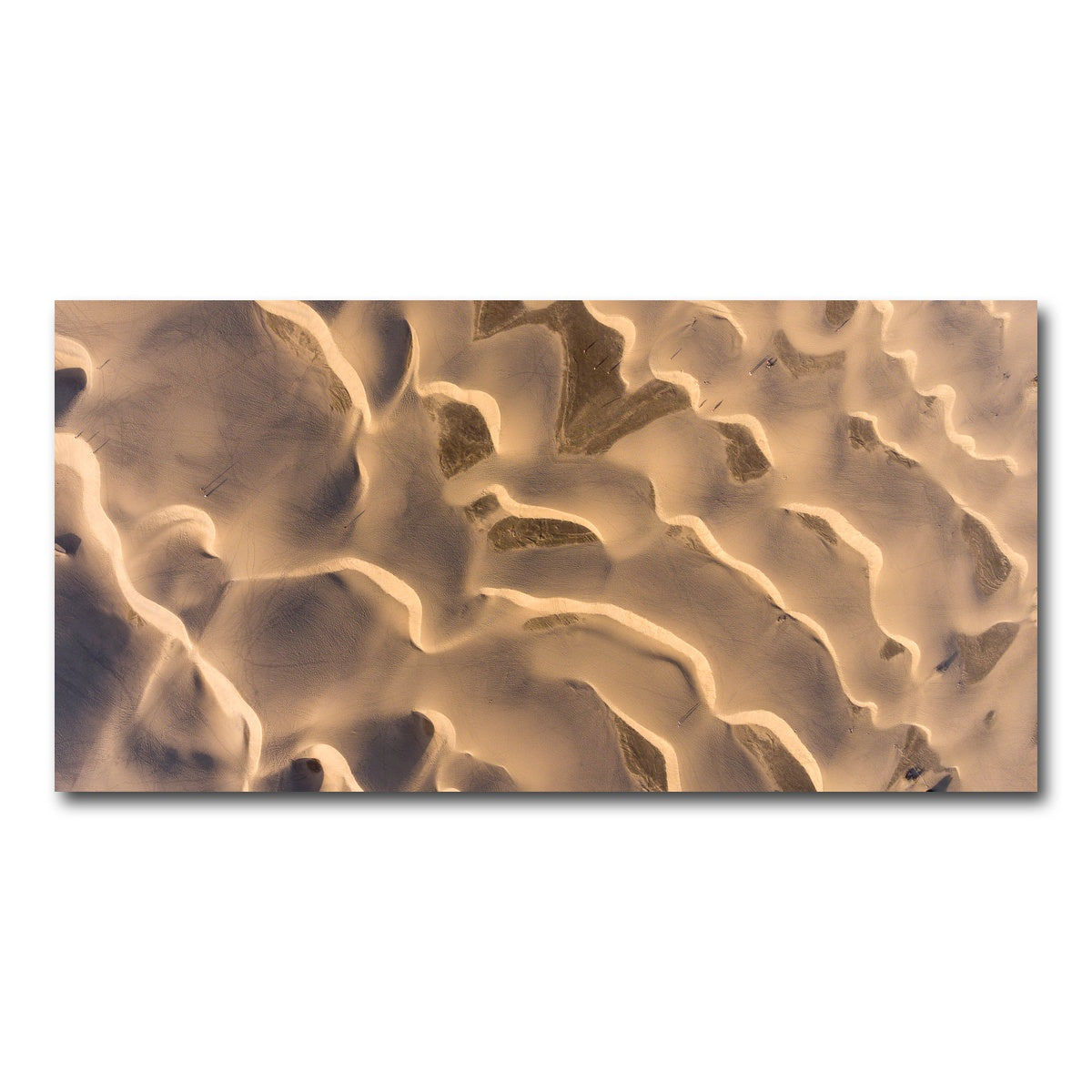 AUTO-MOCKUP WHITE | Sandy Waves | 1 Piece | Gallery Wrap Canvas | group=2x1