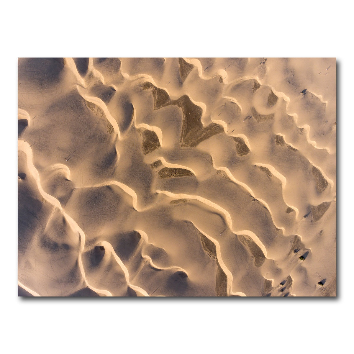 AUTO-MOCKUP WHITE | Sandy Waves | 1 Piece | Gallery Wrap Canvas | group=4x3