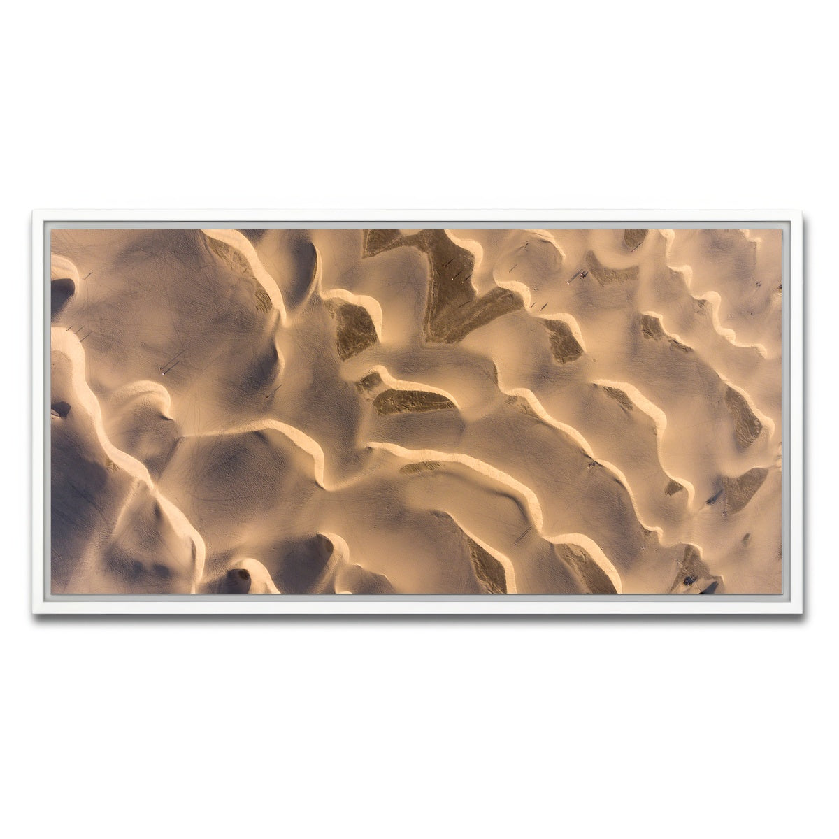 AUTO-MOCKUP WHITE | Sandy Waves | 1 Piece | White Framed Canvas | group=2x1