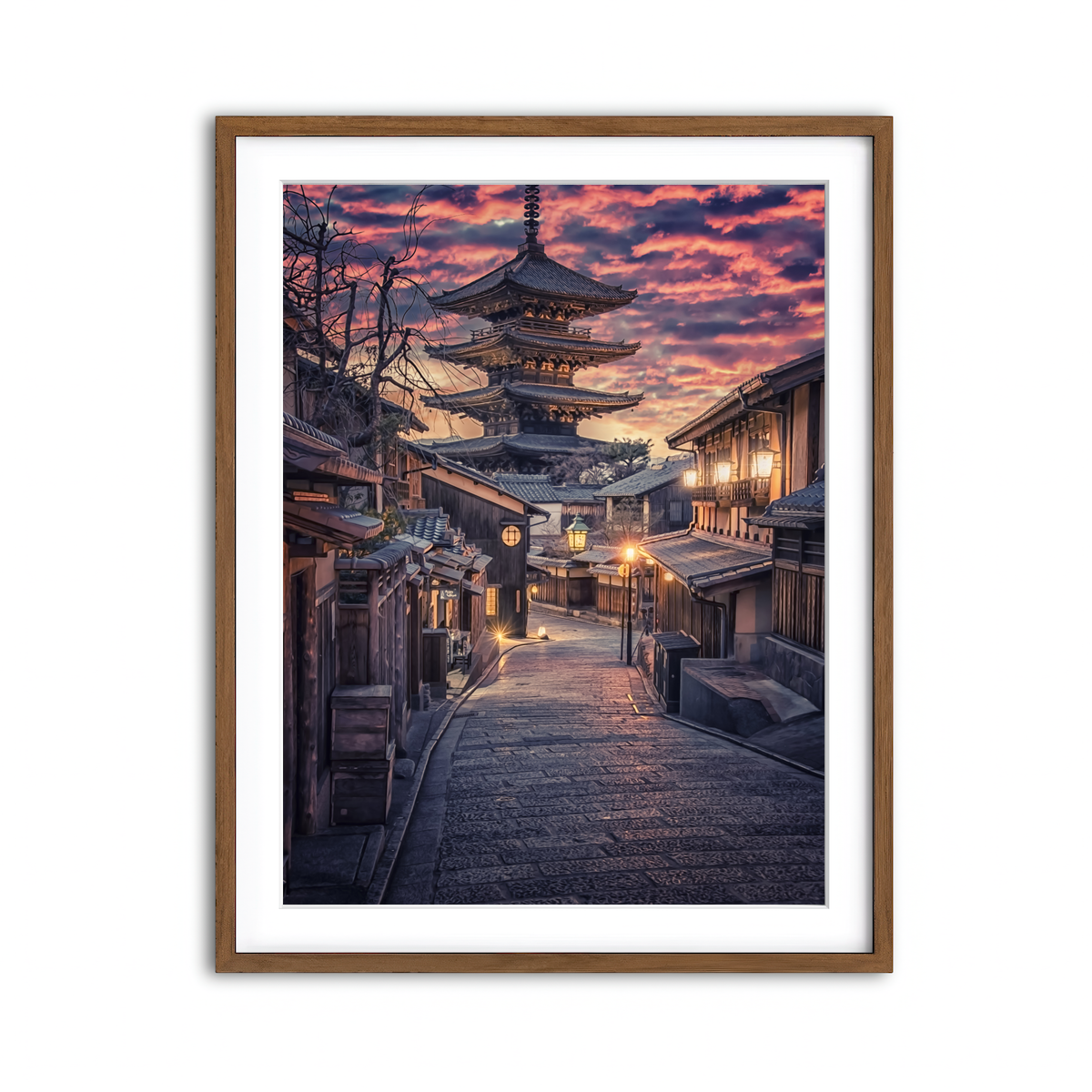 Framed Print 3x4 Walnut