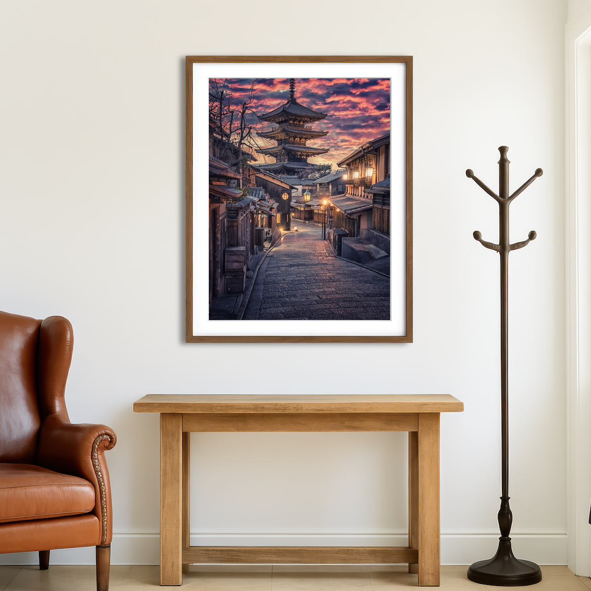 AUTO-MOCKUP ROOM | Sannen Zaka Street Wall Art