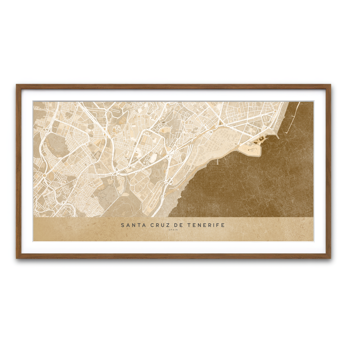 Framed Print 2x1 Walnut