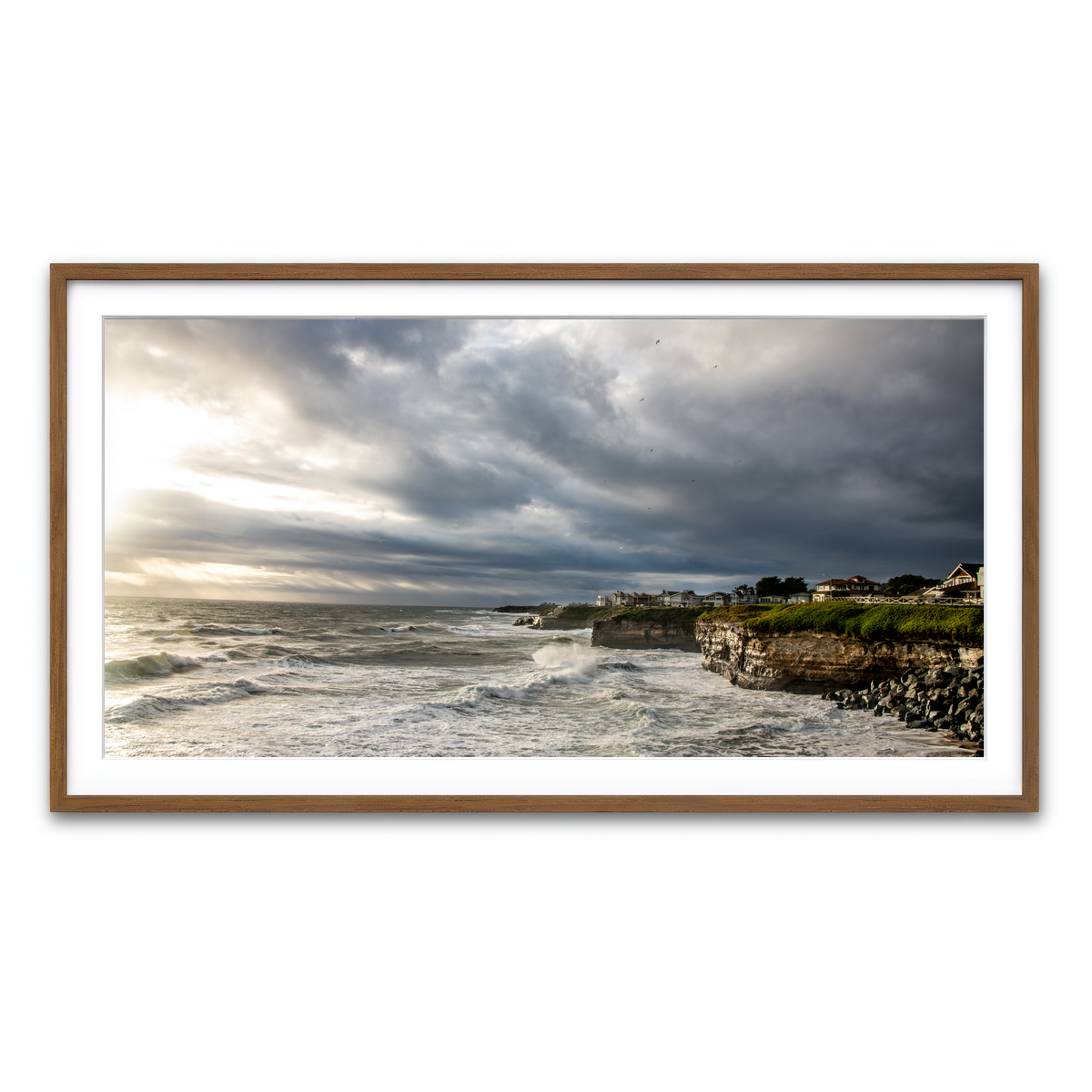 Framed Print 2x1 Walnut