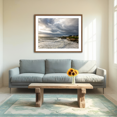 AUTO-MOCKUP ROOM | Santa Cruz Sunset Wall Art