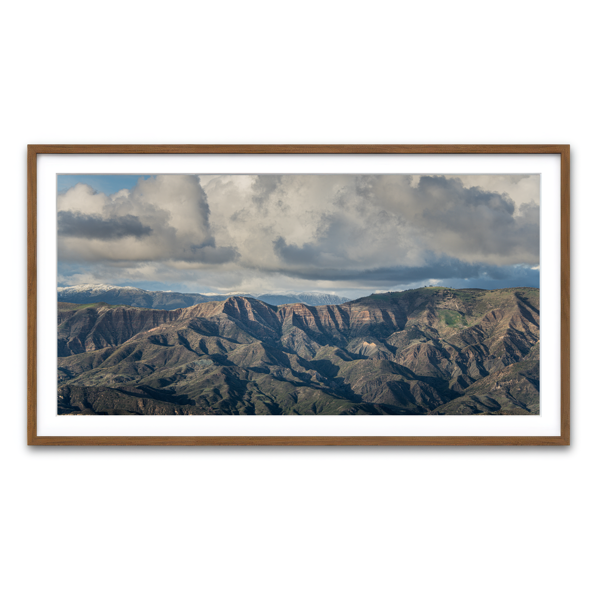 Framed Print 2x1 Walnut