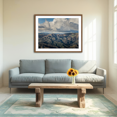 AUTO-MOCKUP ROOM | Santa Ynez Mountains Wall Art