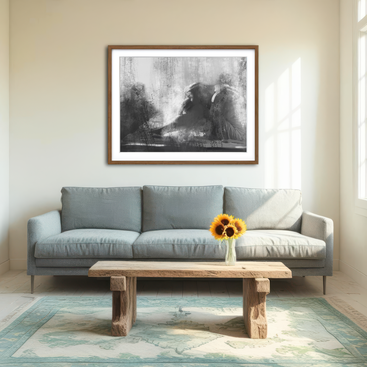 AUTO-MOCKUP ROOM | Sarah Connor Wall Art