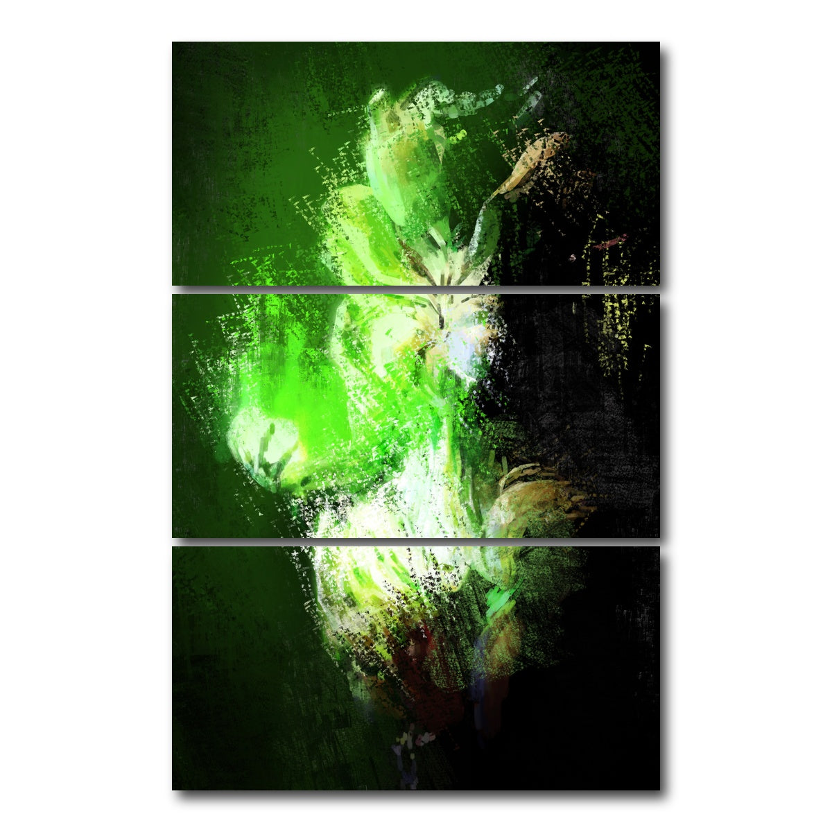 AUTO-MOCKUP WHITE | Saryn Warframe | 3 Piece | Gallery Wrap Canvas | group=12x24_stacked