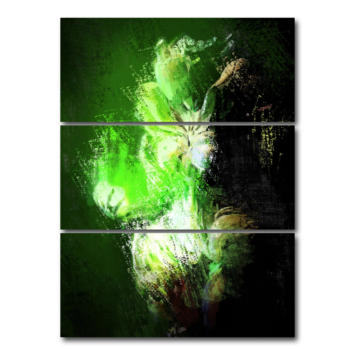 AUTO-MOCKUP WHITE | Saryn Warframe | 3 Piece | Gallery Wrap Canvas | group=8x18_stacked