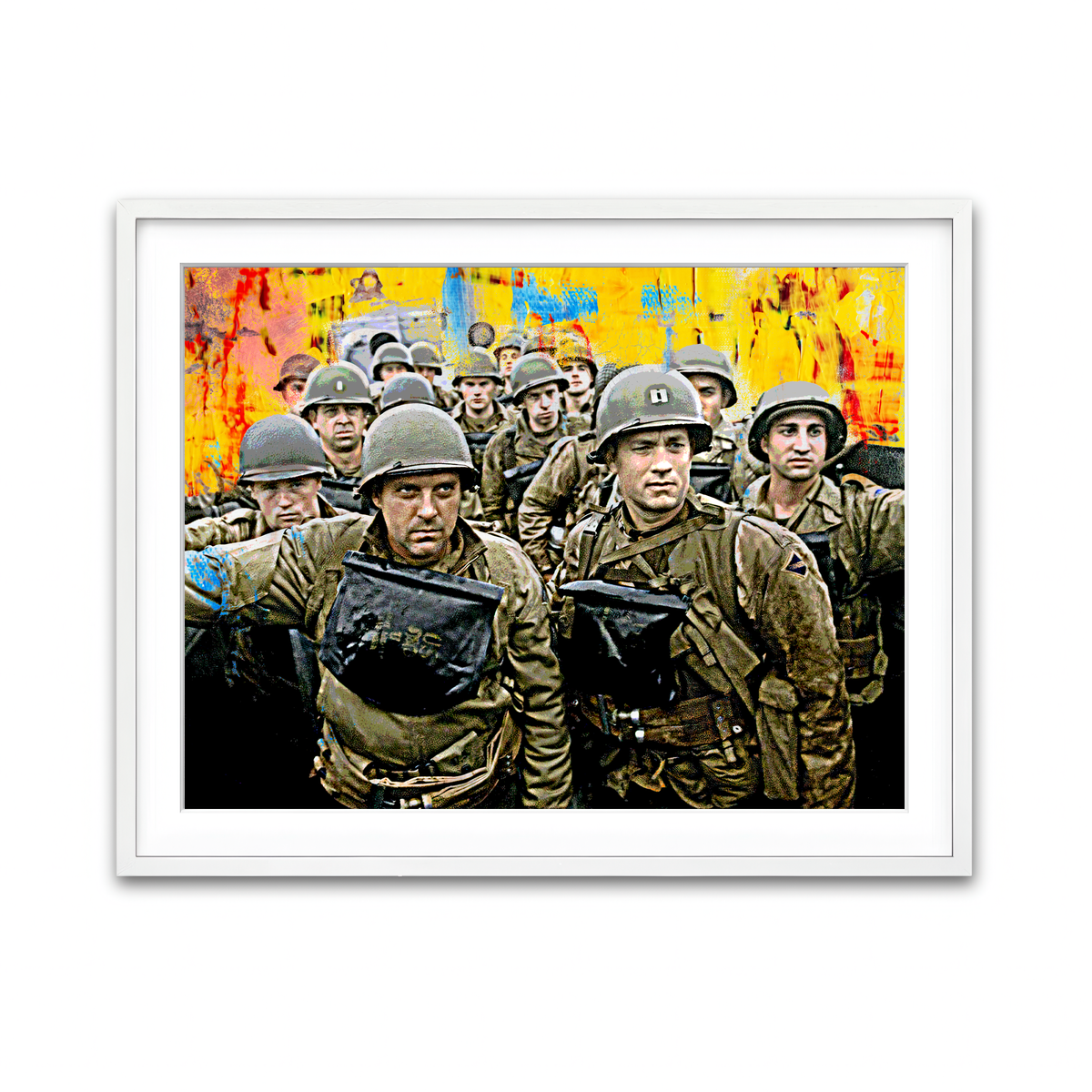 Framed Print 4x3 White