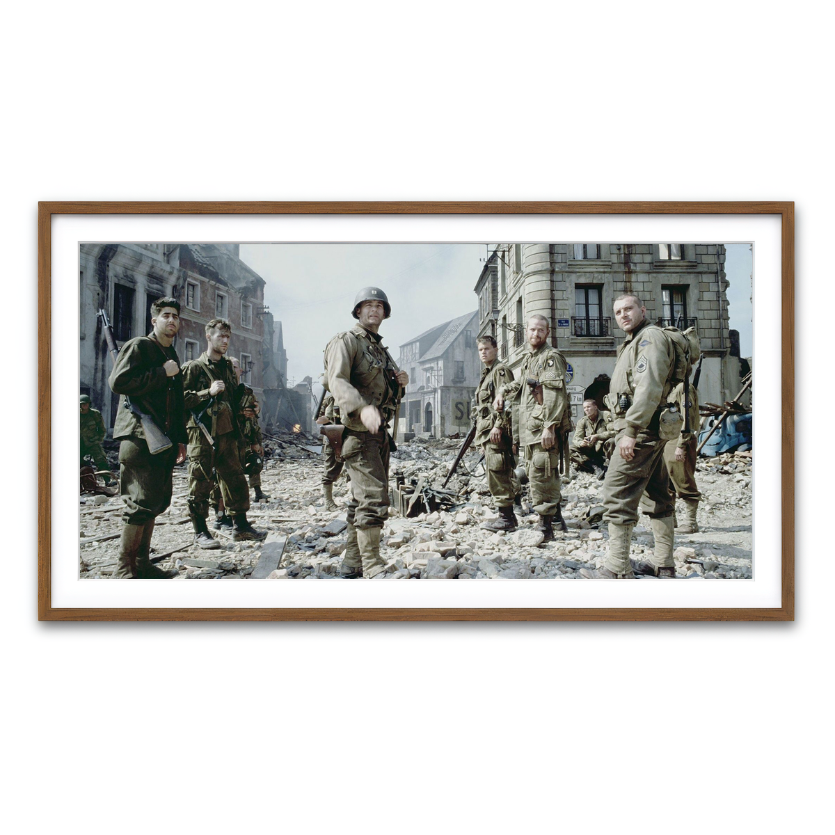 Framed Print 2x1 Walnut