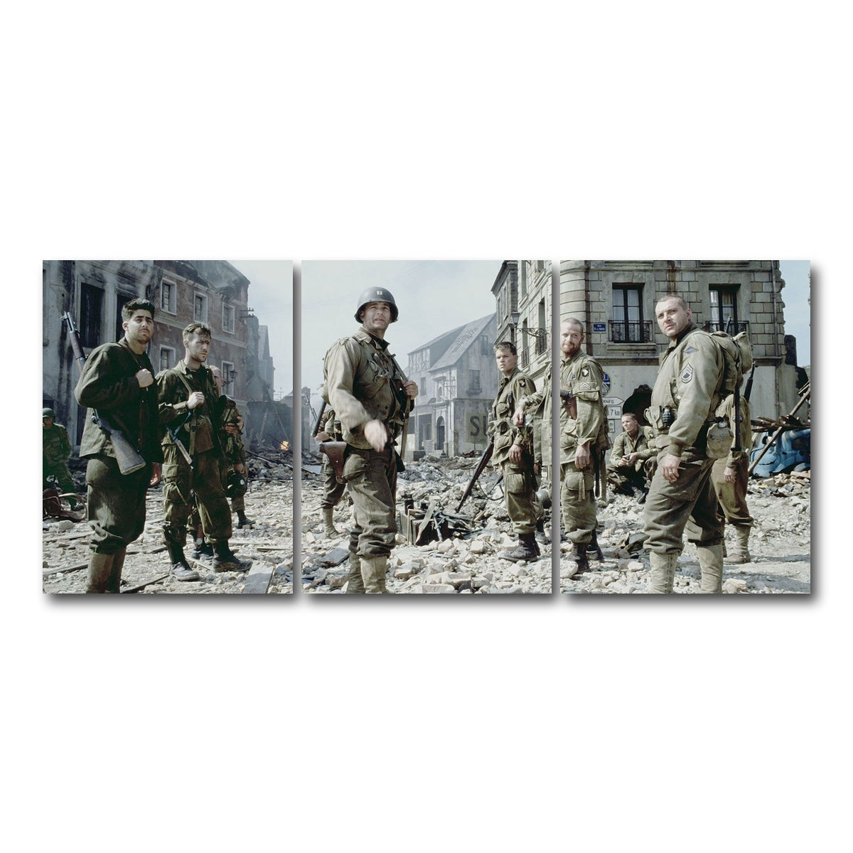 AUTO-MOCKUP WHITE | Saving Private Ryan | 3 Piece | Gallery Wrap Canvas | group=18x24
