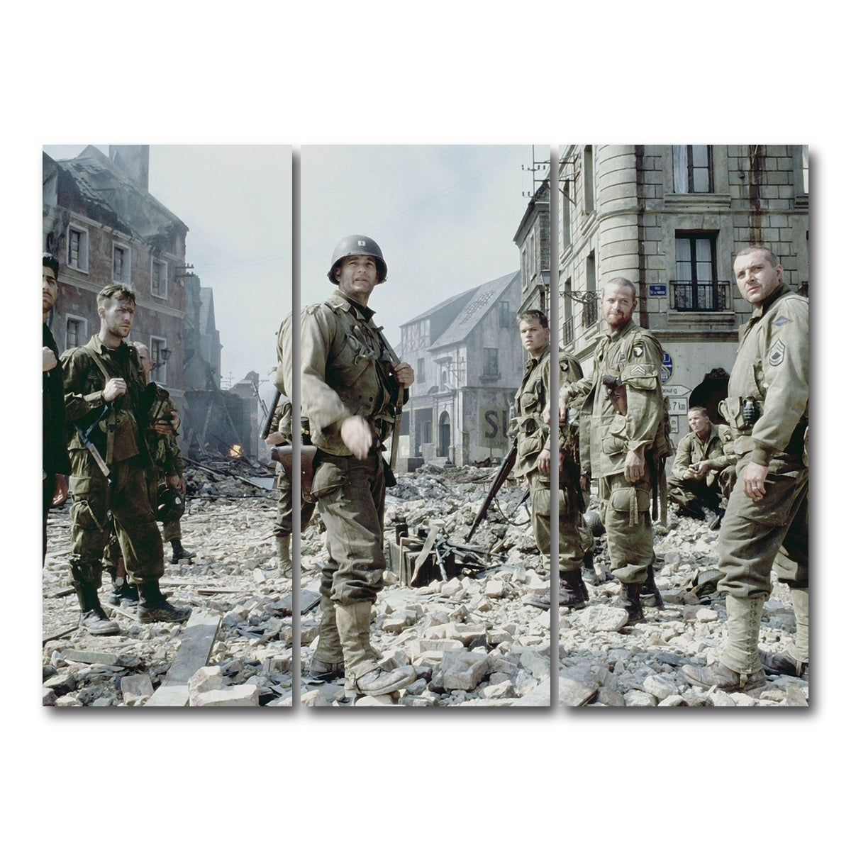 AUTO-MOCKUP WHITE | Saving Private Ryan | 3 Piece | Gallery Wrap Canvas | group=8x18