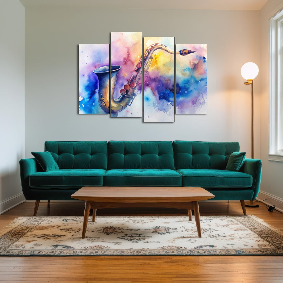 AUTO-MOCKUP ROOM | Saxophone Watercolor