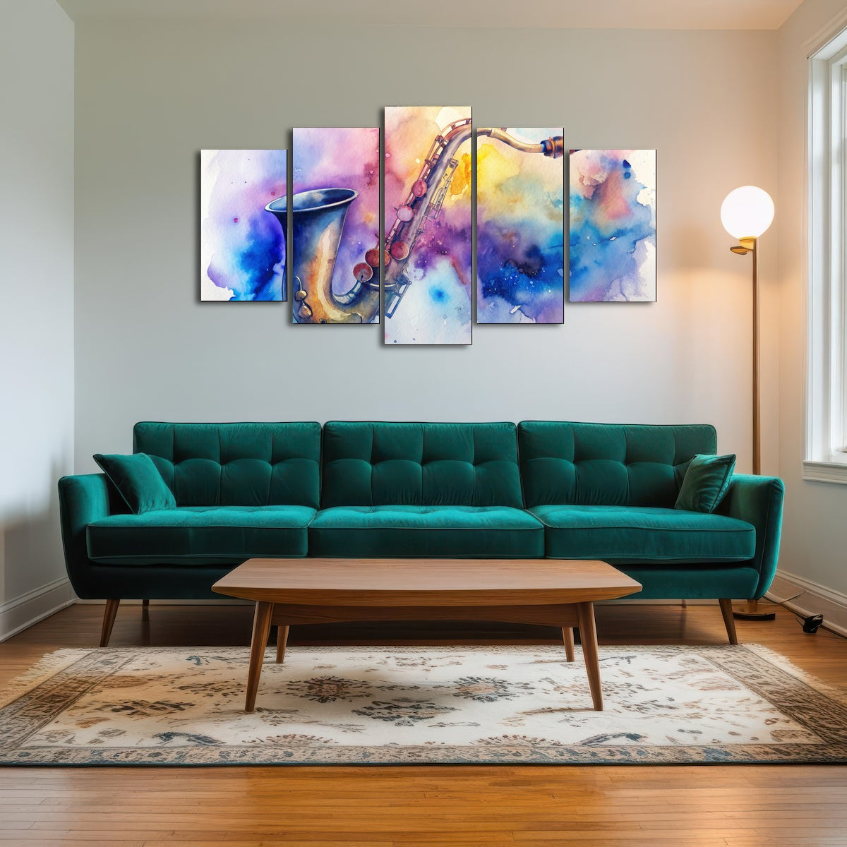 AUTO-MOCKUP ROOM | Saxophone Watercolor