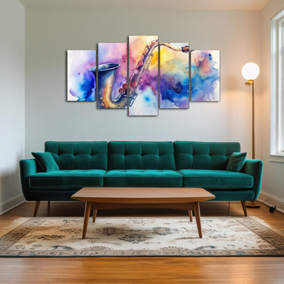 AUTO-MOCKUP ROOM | Saxophone Watercolor