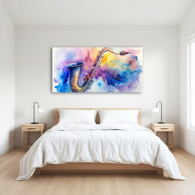AUTO-MOCKUP ROOM | Saxophone Watercolor