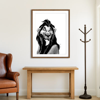AUTO-MOCKUP ROOM | Scar Wall Art