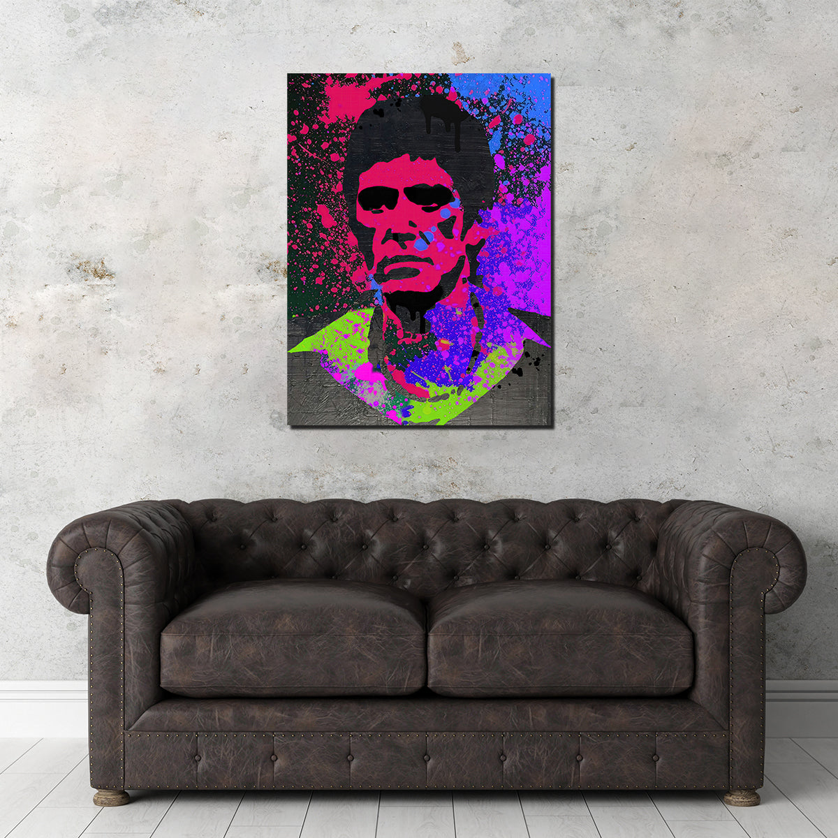 Scarface Paint Wall Art