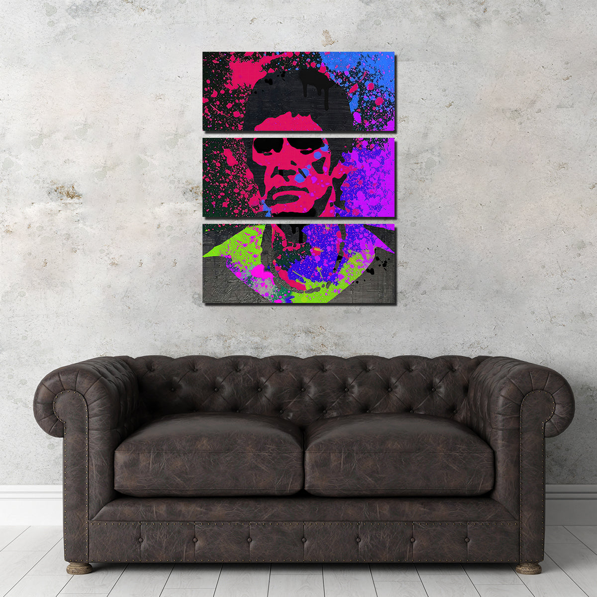 Scarface Paint Wall Art