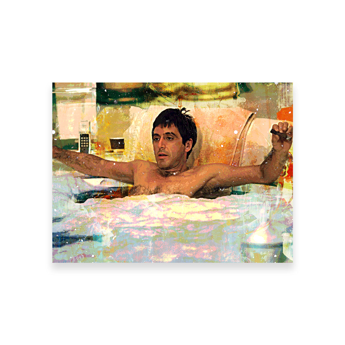 Scarface Bathtub Wall Art
