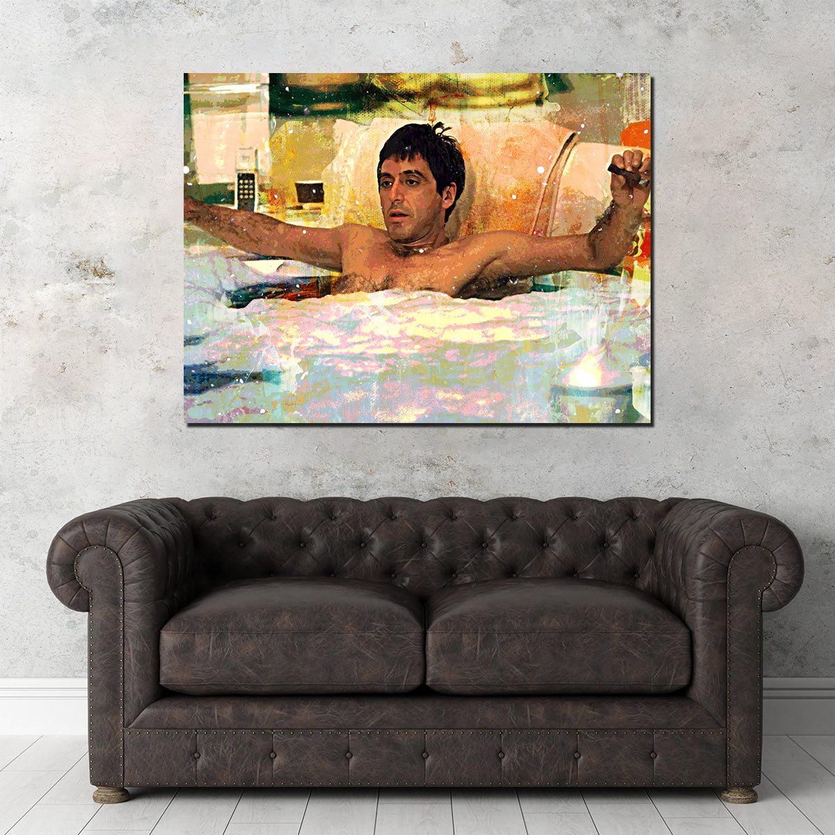 Scarface Bathtub Wall Art