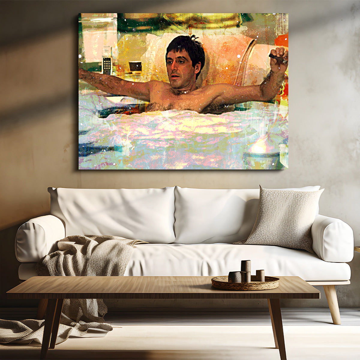 Scarface Bathtub Wall Art