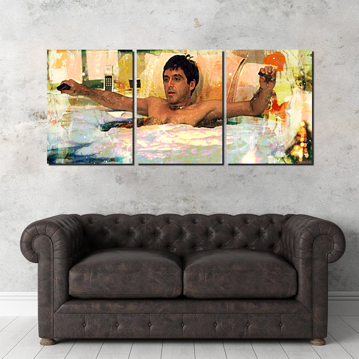 Scarface Bathtub Wall Art