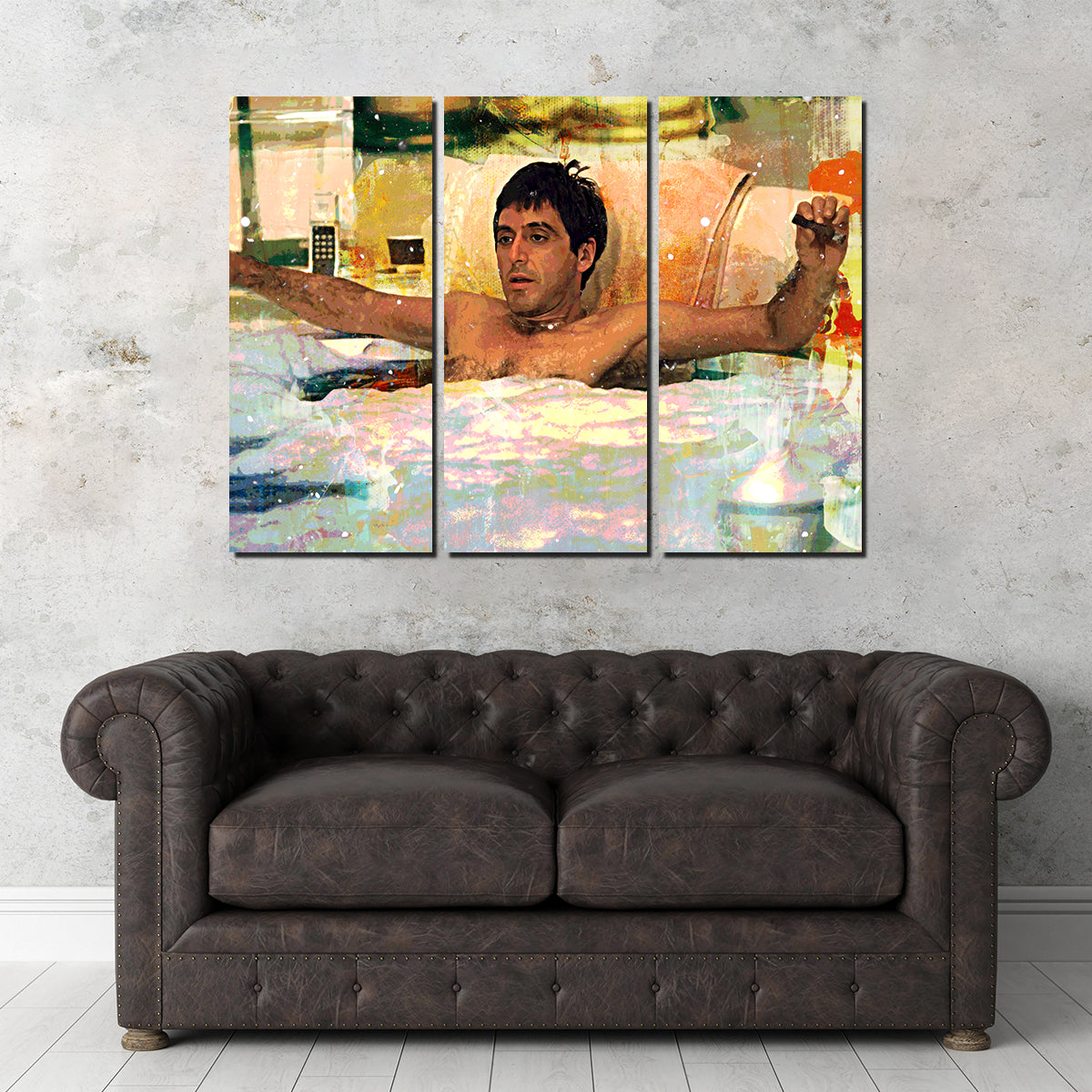 Scarface Bathtub Wall Art