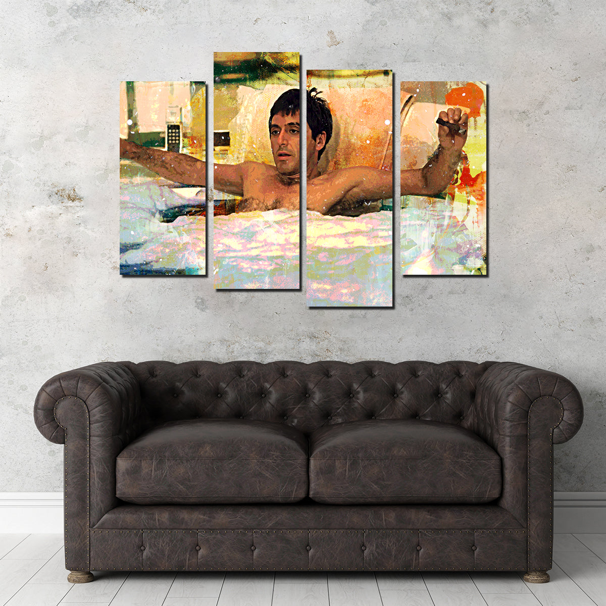 Scarface Bathtub Wall Art