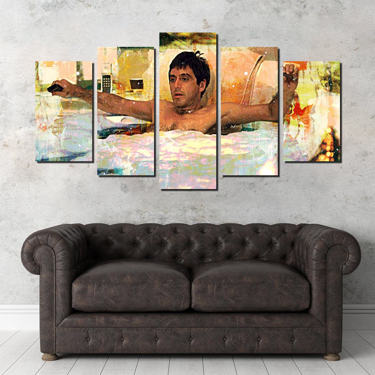 Scarface Bathtub Wall Art