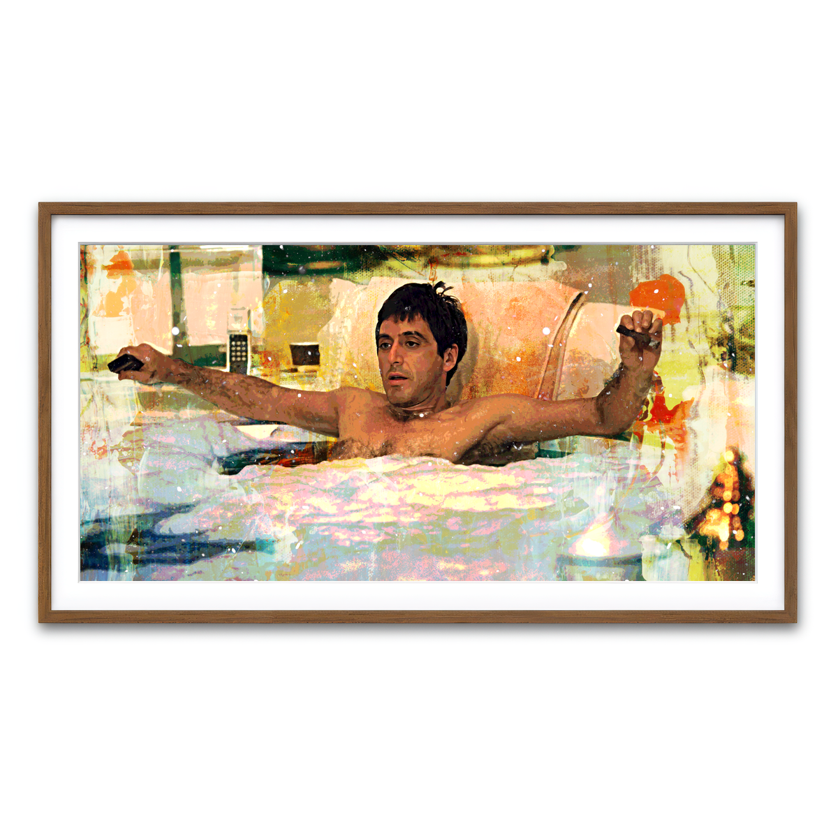 Framed Print 2x1 Walnut