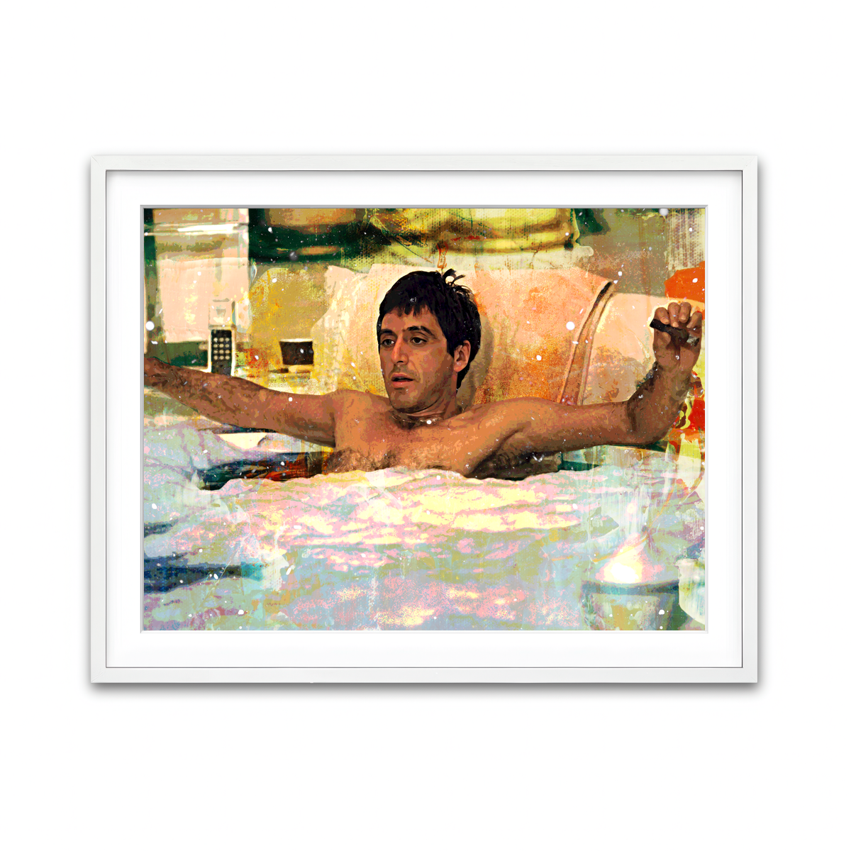 Framed Print 4x3 White