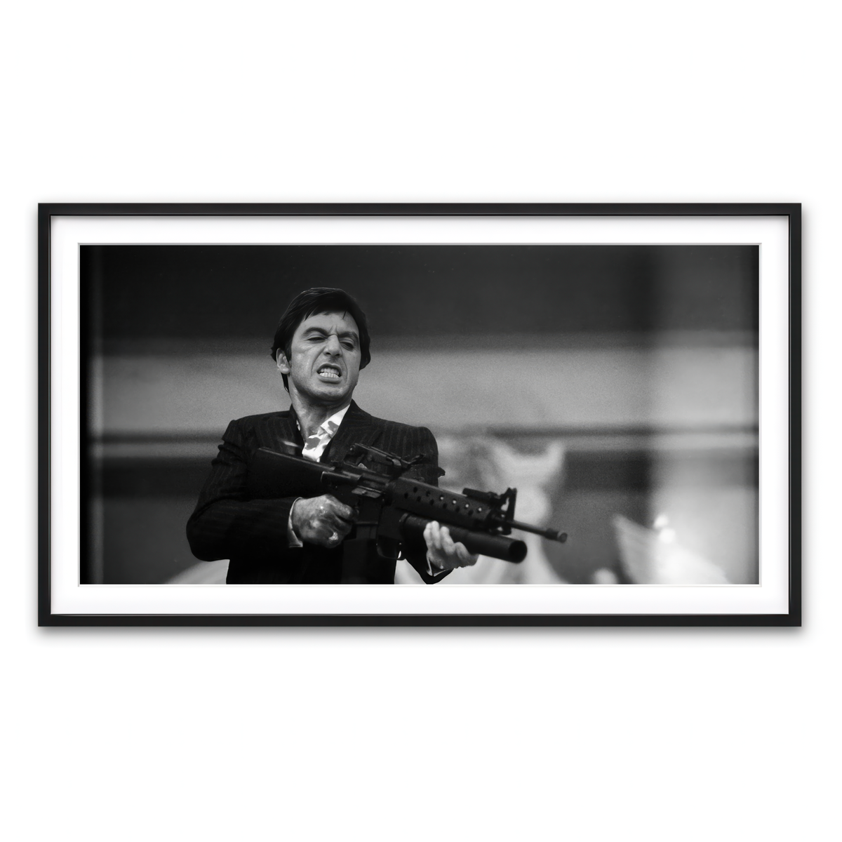 Framed Print 2x1 Black