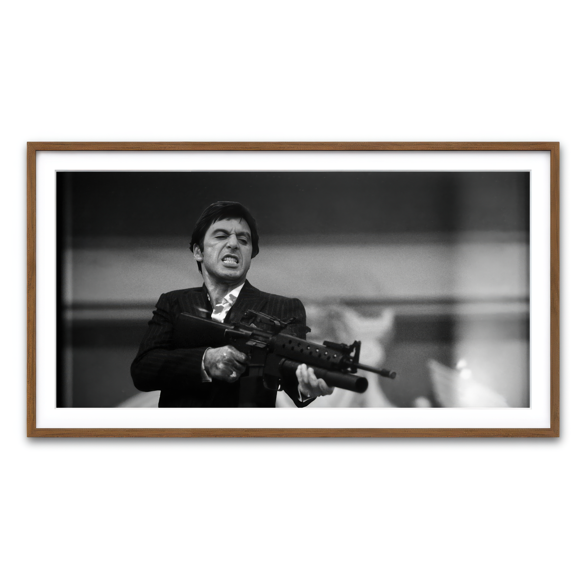 Framed Print 2x1 Walnut