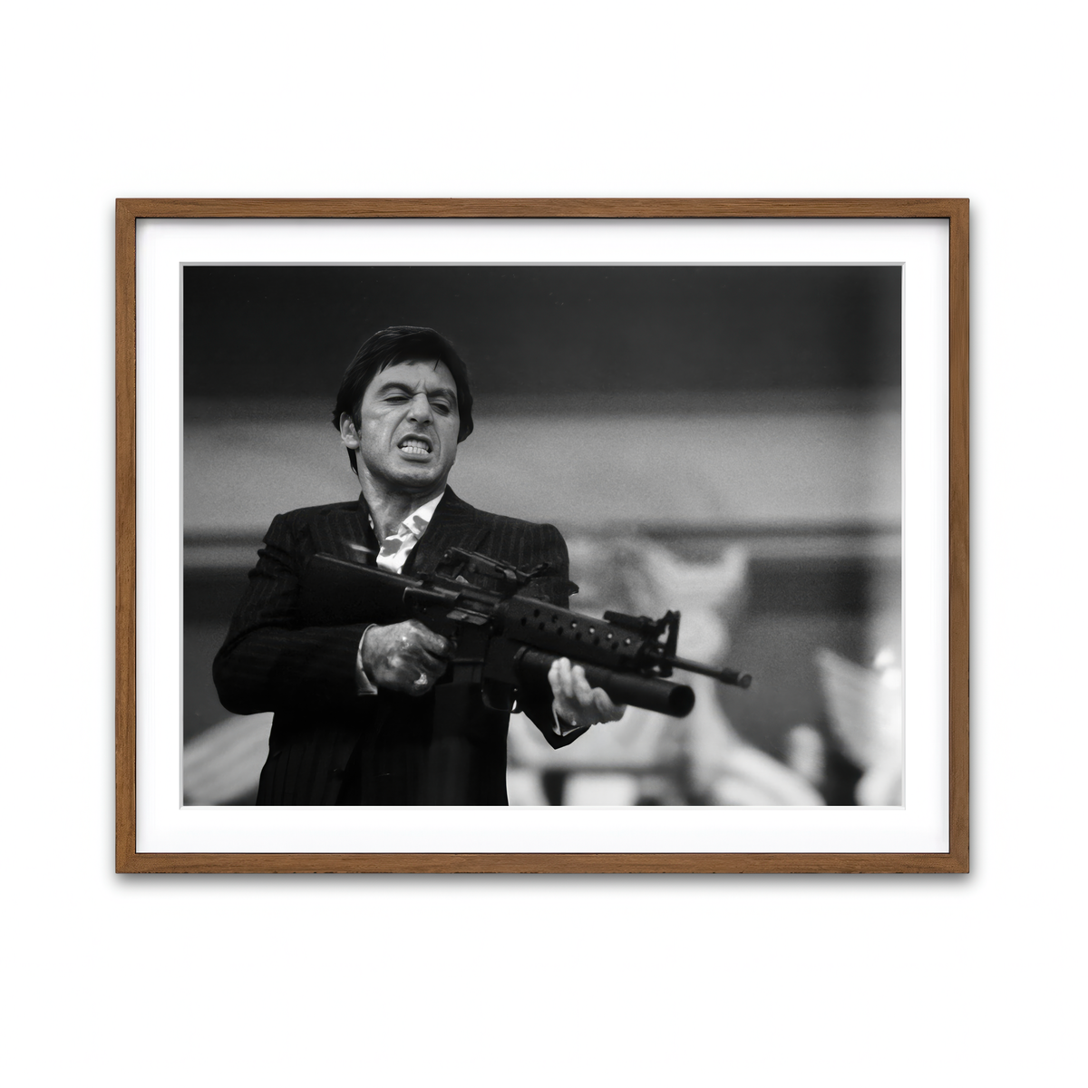 Framed Print 4x3 Walnut