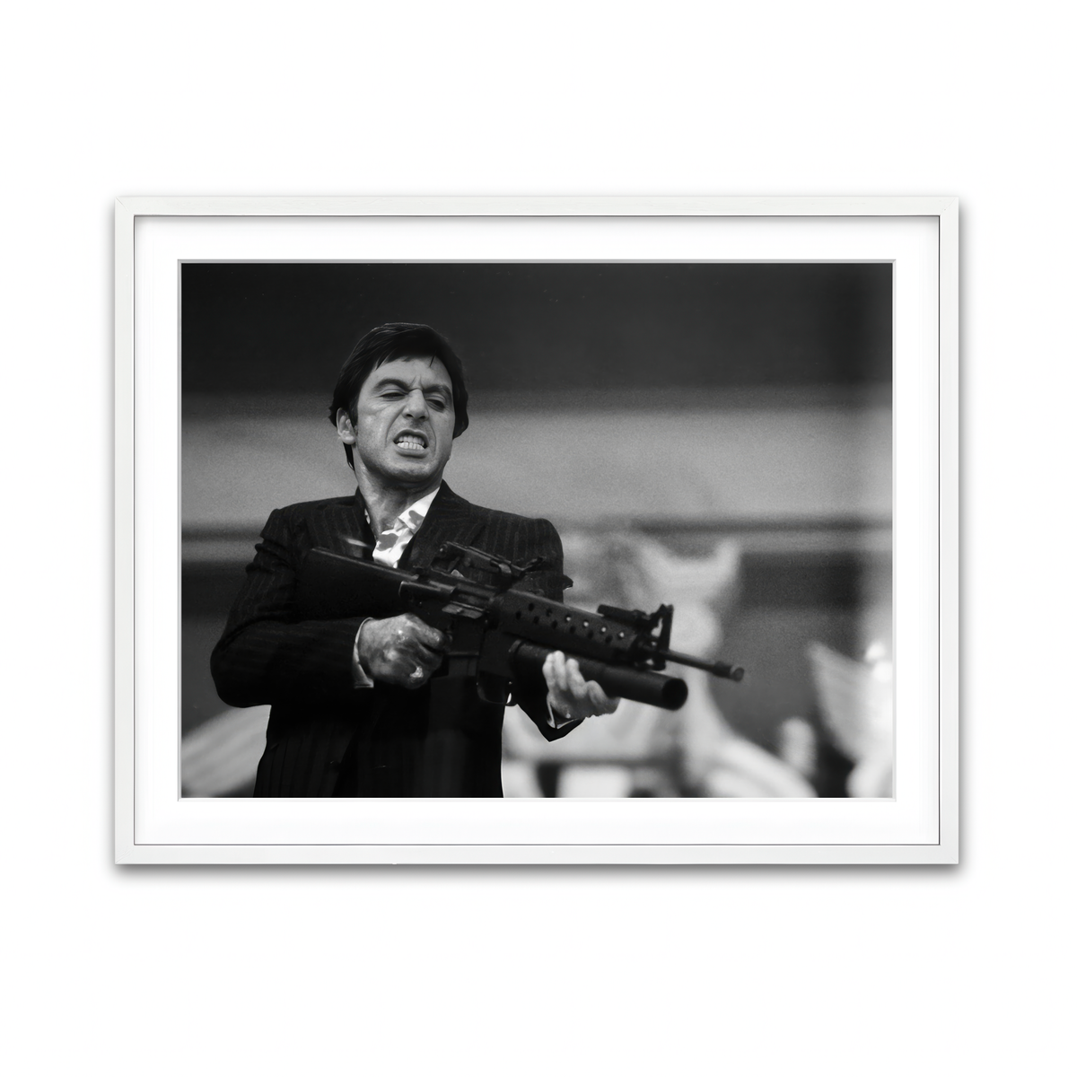 Framed Print 4x3 White