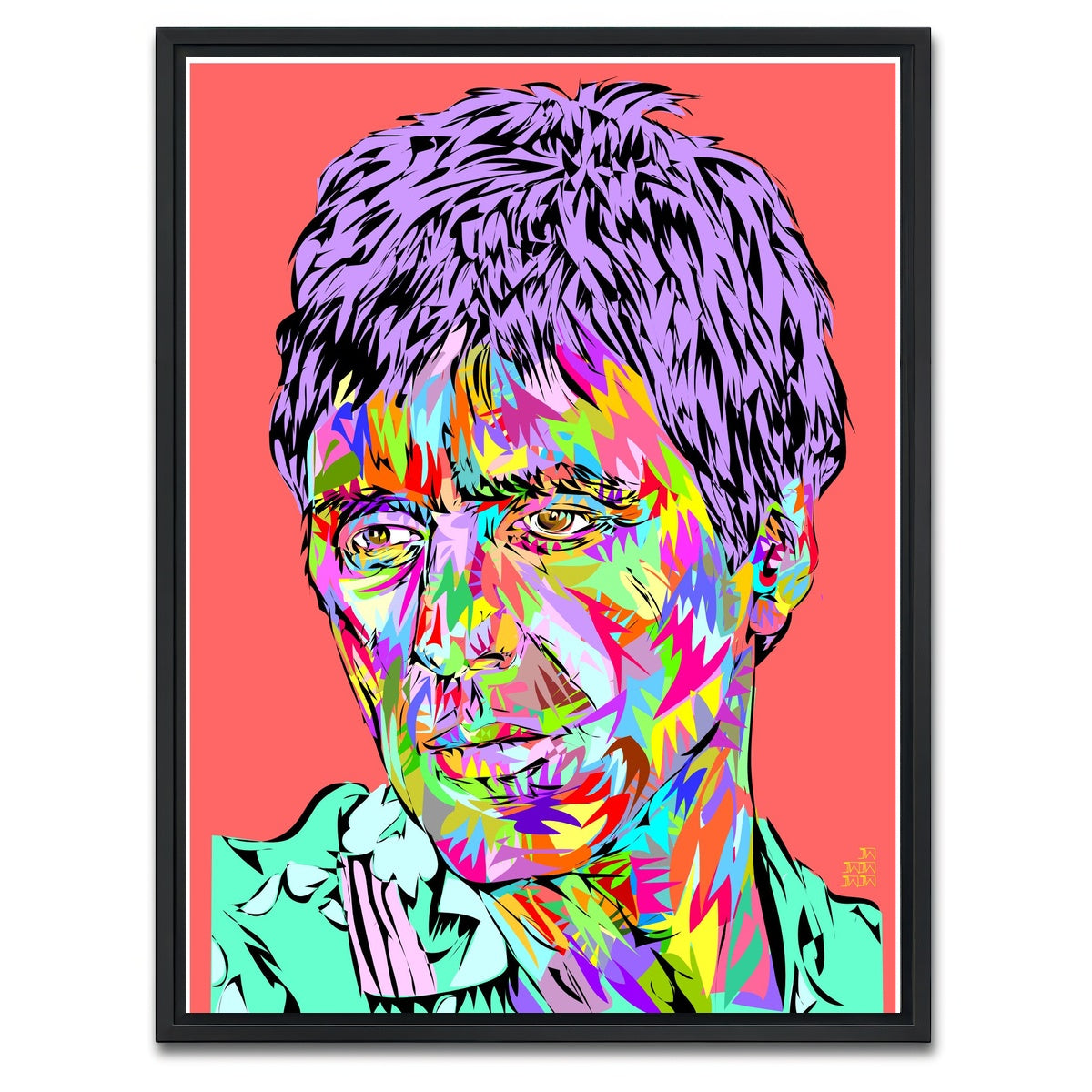AUTO-MOCKUP WHITE | Scarface Color | 1 Piece | Black Framed Canvas | group=3x4