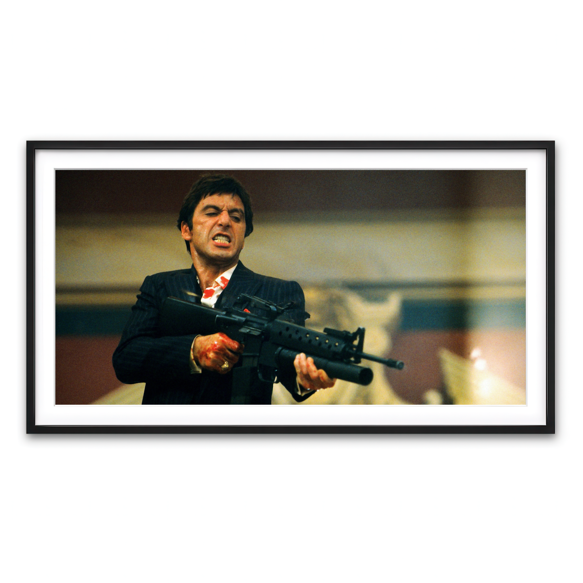 Framed Print 2x1 Black