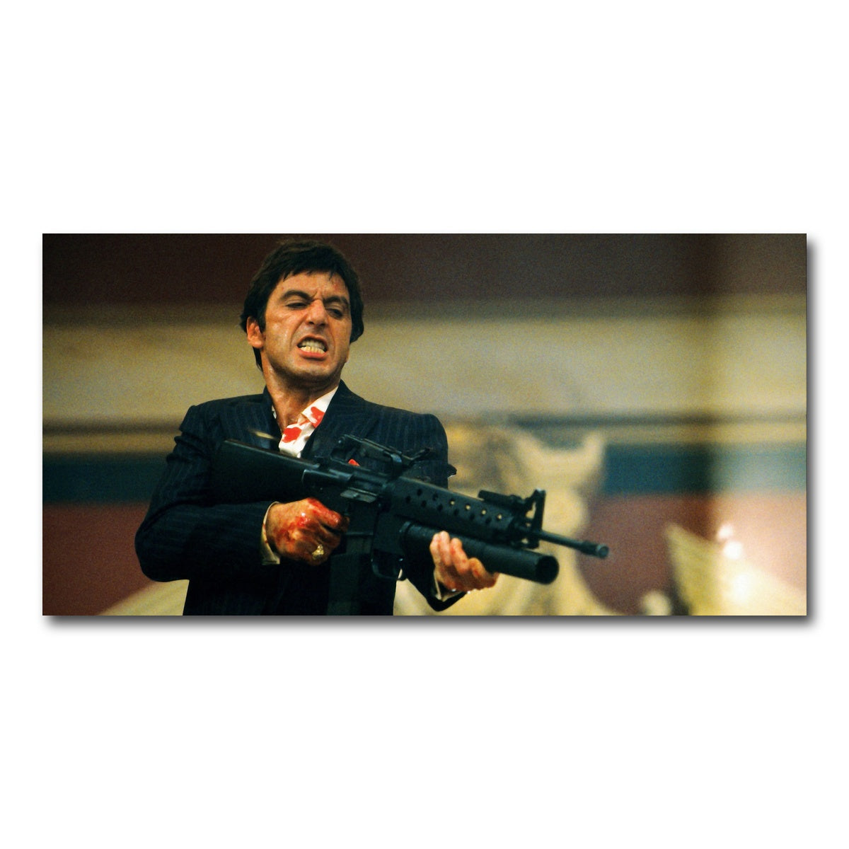 AUTO-MOCKUP WHITE | Scarface | 1 Piece | Gallery Wrap Canvas | group=2x1