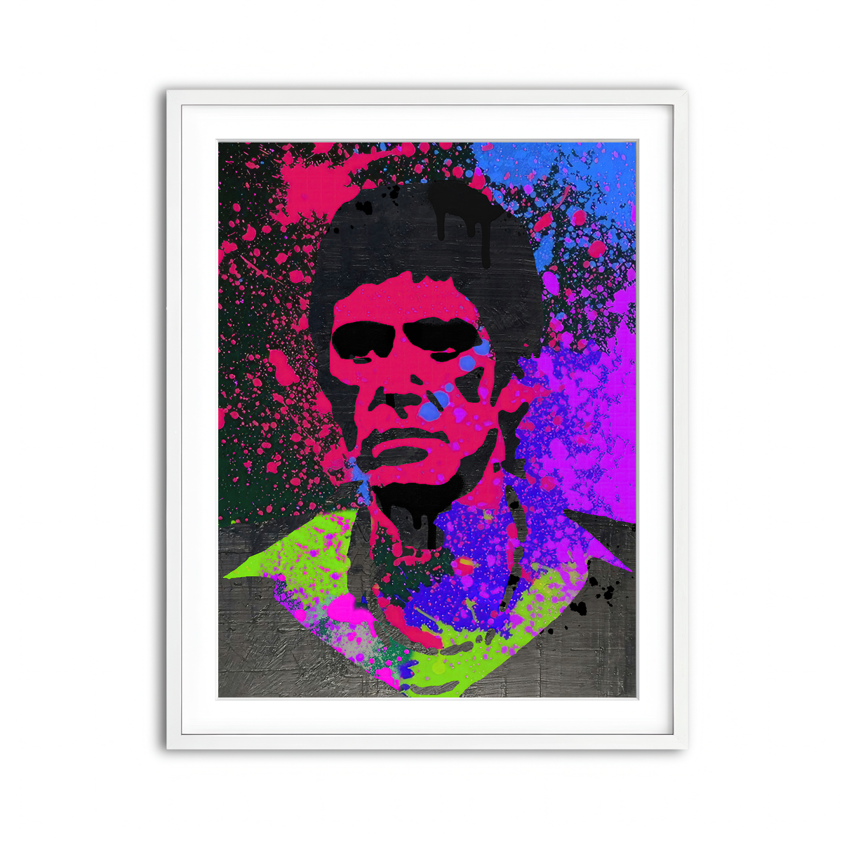 Framed Print 3x4 White