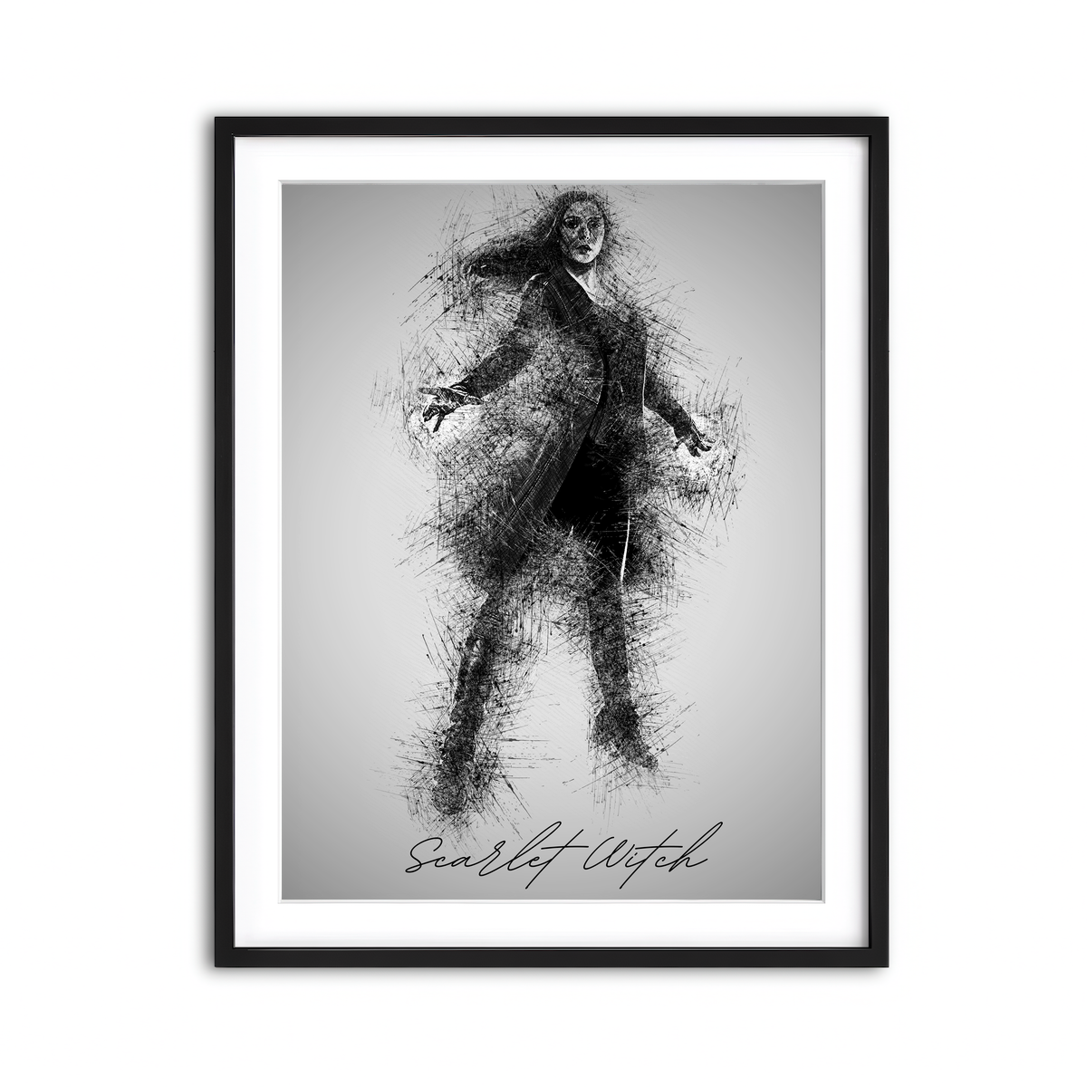 Framed Print 3x4 Black