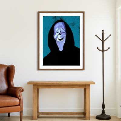 AUTO-MOCKUP ROOM | Scary Movie Ghostface Wall Art